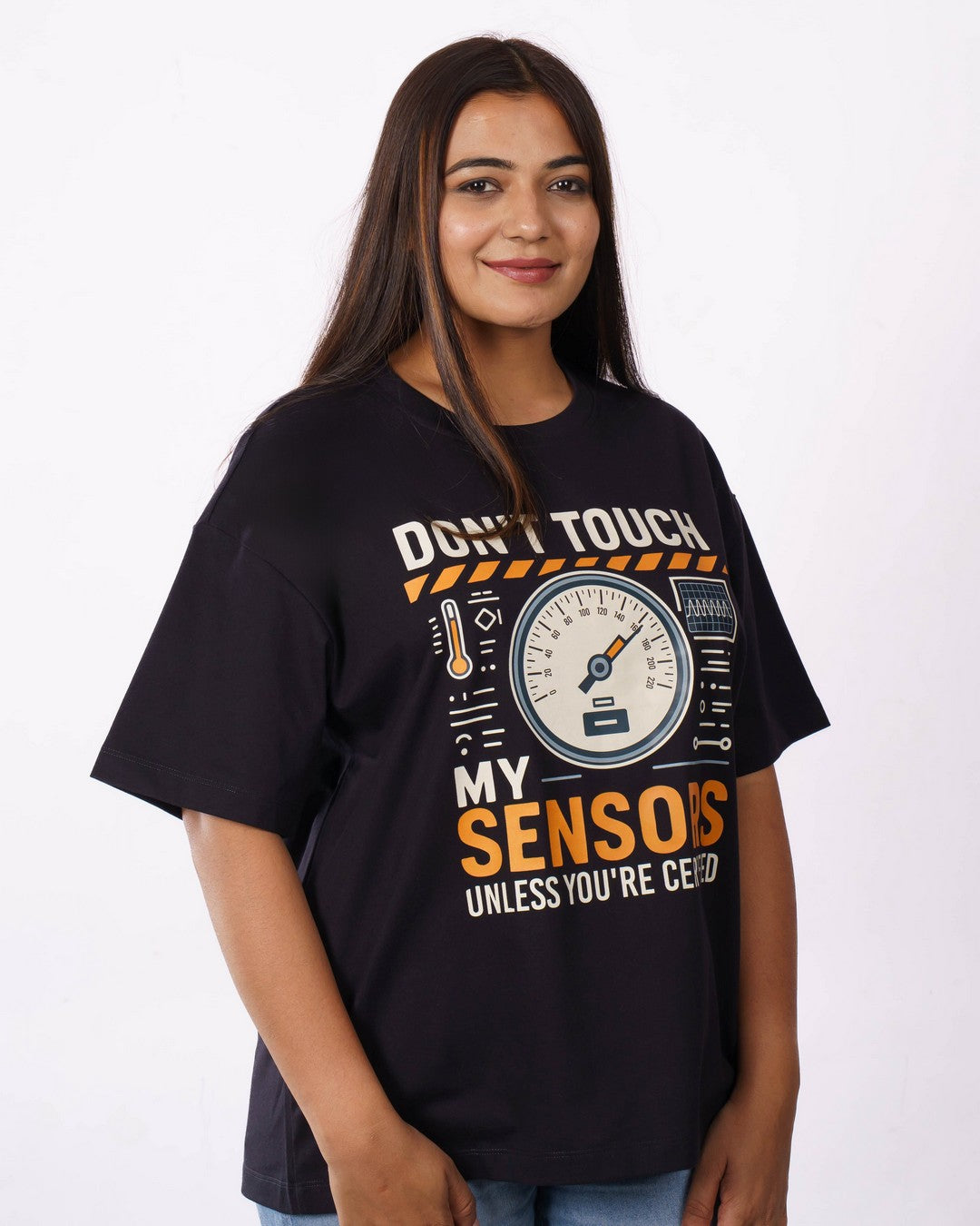 Certified Instrumentation Engineer Oversized Tshirt For Women 5