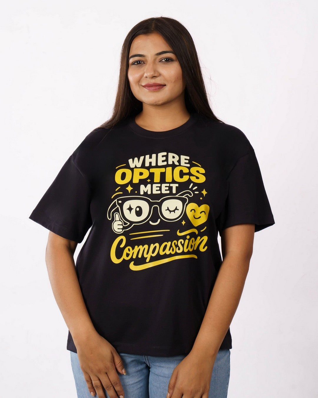 Compassion Opthalmologist Oversized Quote Tshirt For Women 3