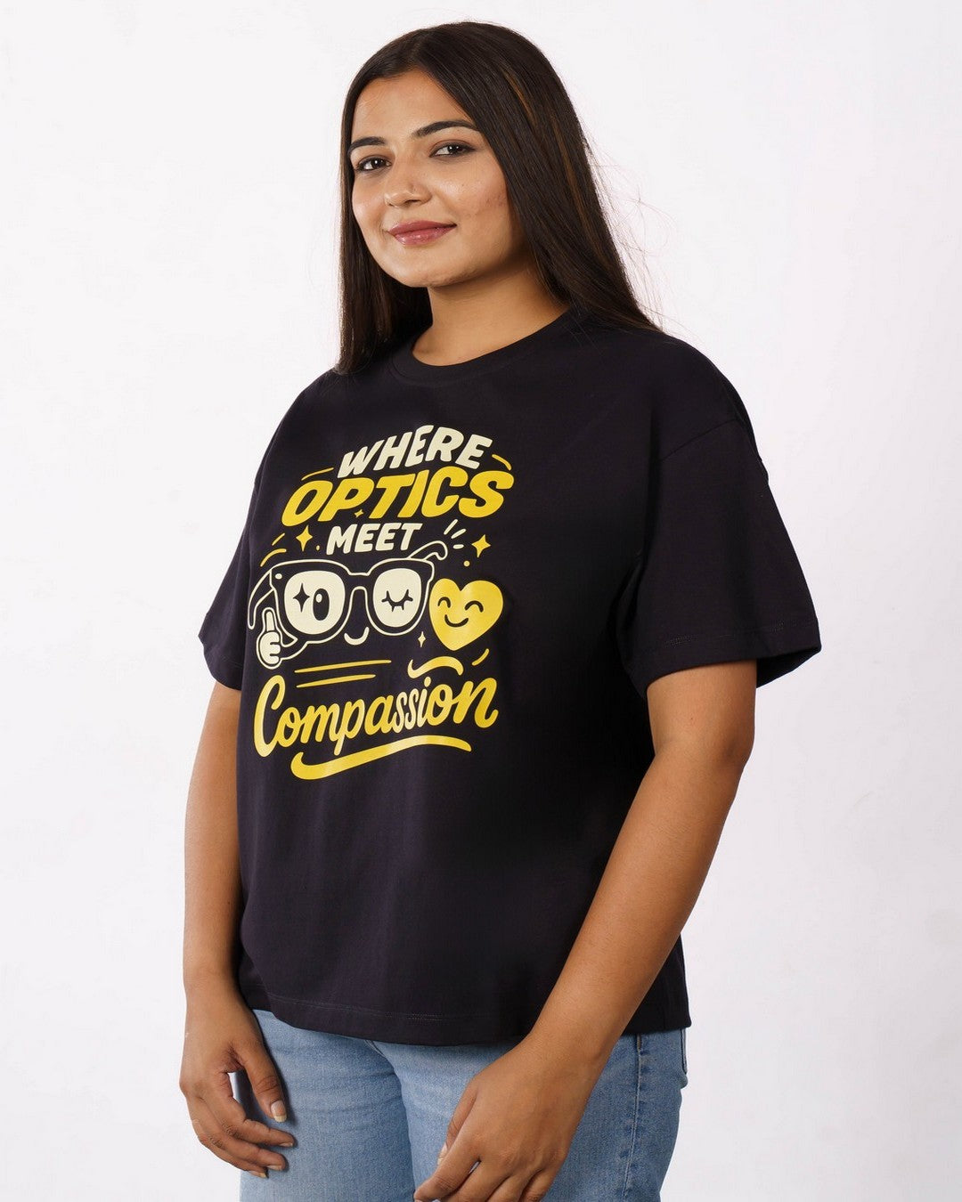 Compassion Opthalmologist Oversized Quote Tshirt For Women 4