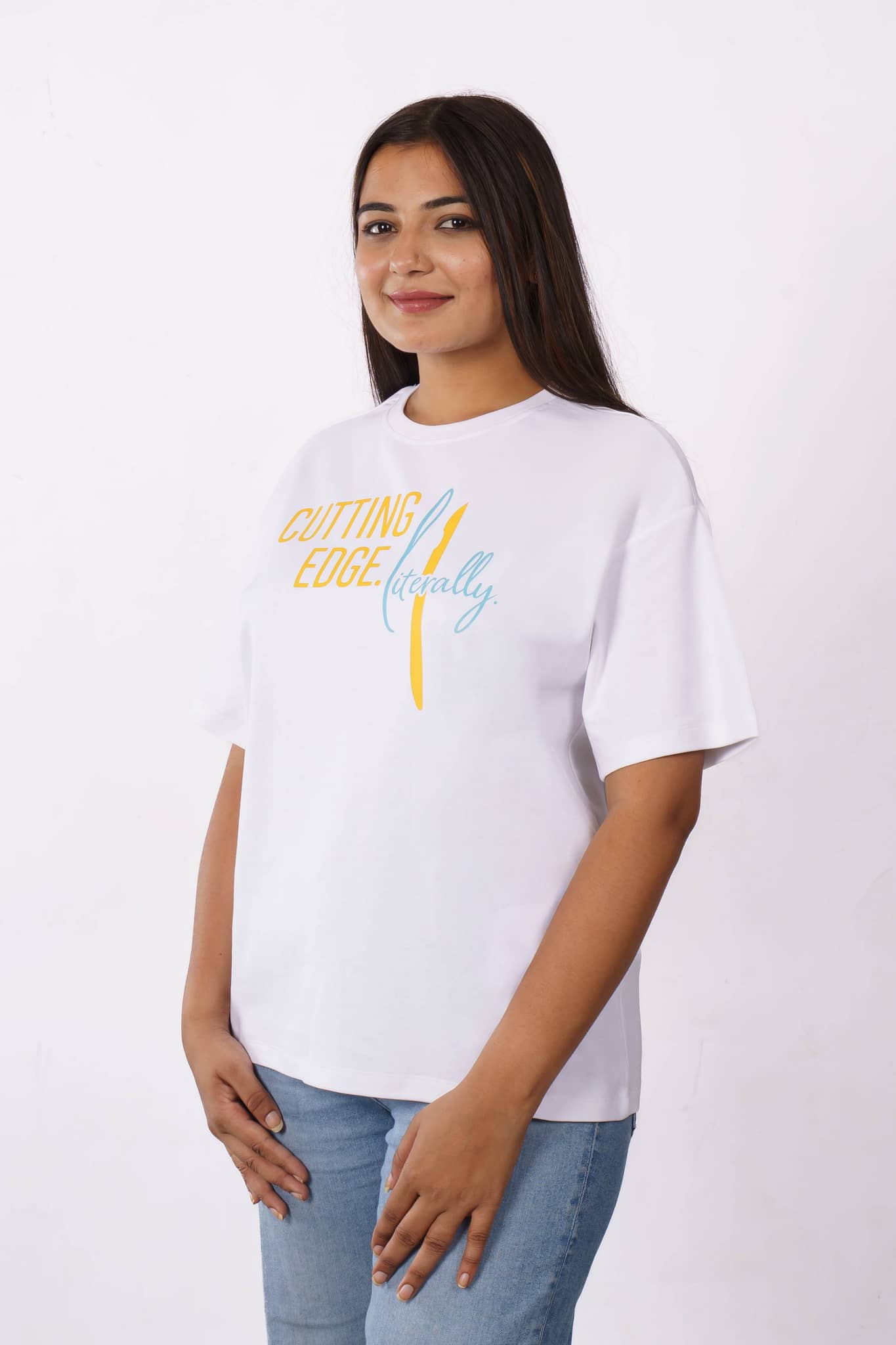 Cutting Edge Surgeon Oversized Trendy Tshirt For Women 3