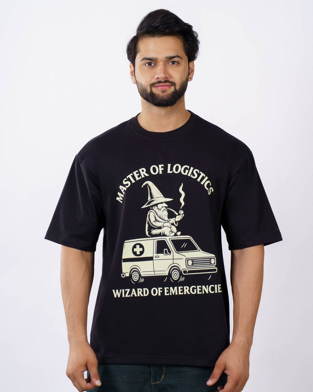 Emergencies Hospital Administrator Oversized fit Tshirt For Men 4