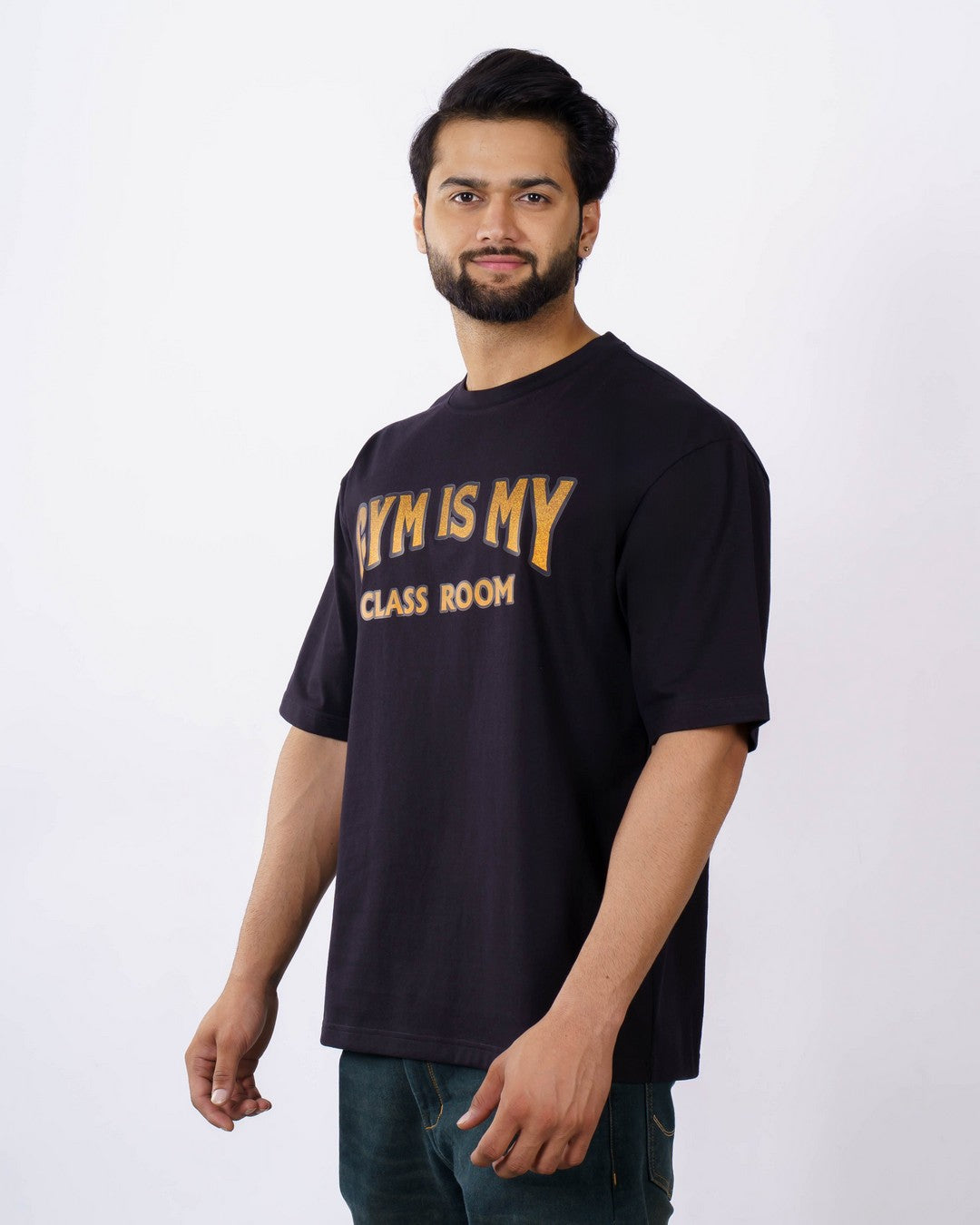 Fitness Trainers Classroom Oversized Printed T shirts For Men 2