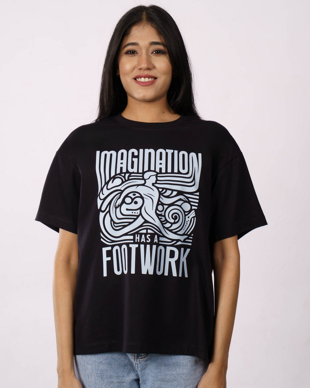 Footwork Choreographer Oversized Tshirt For Women 3