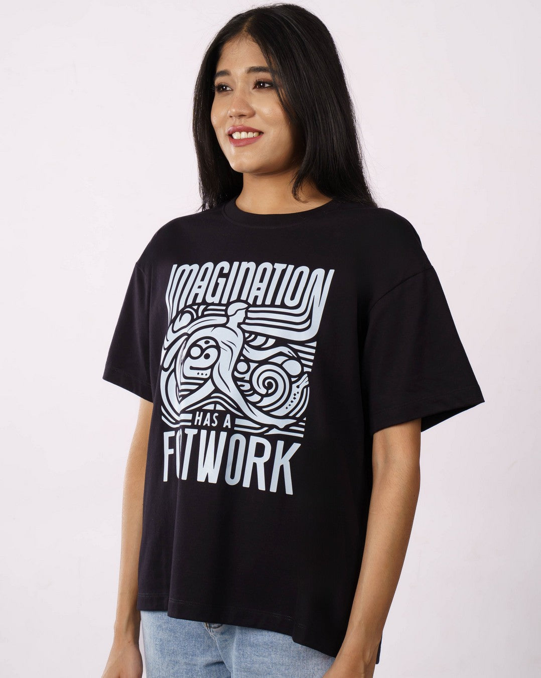 Footwork Choreographer Oversized Tshirt For Women 5