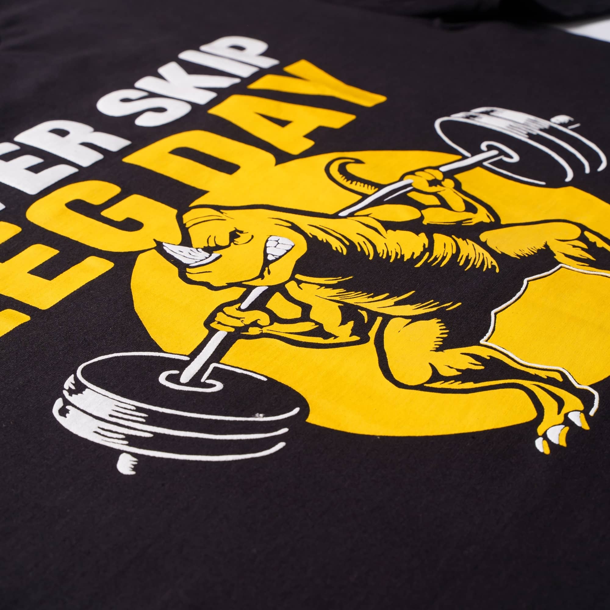 Bandar Baant Collections oversized fit Gym Enthusiast Trendy T-shirt For Men with rhino lifting weights graphic