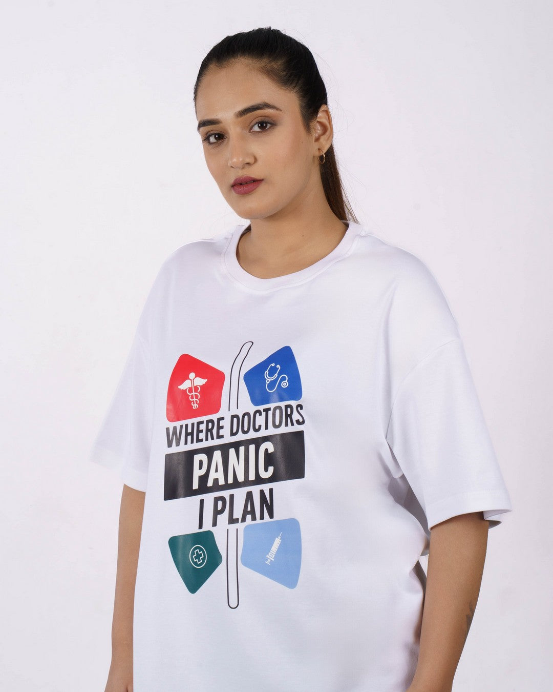 Hospital Administrator Oversized Tshirt For Women 0