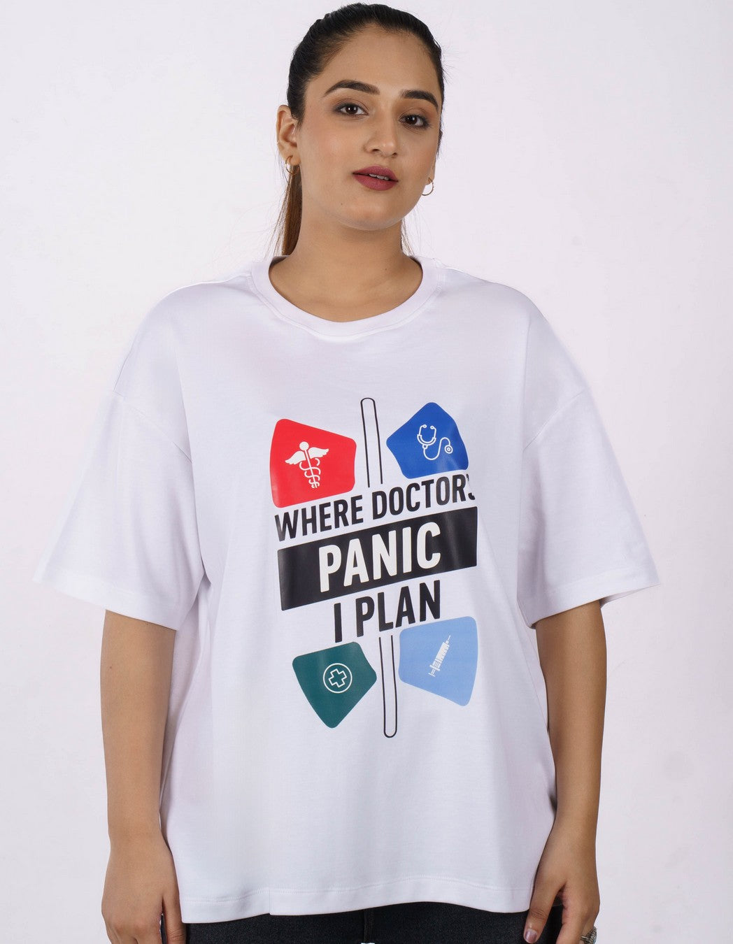 Hospital Administrator Oversized Tshirt For Women 3