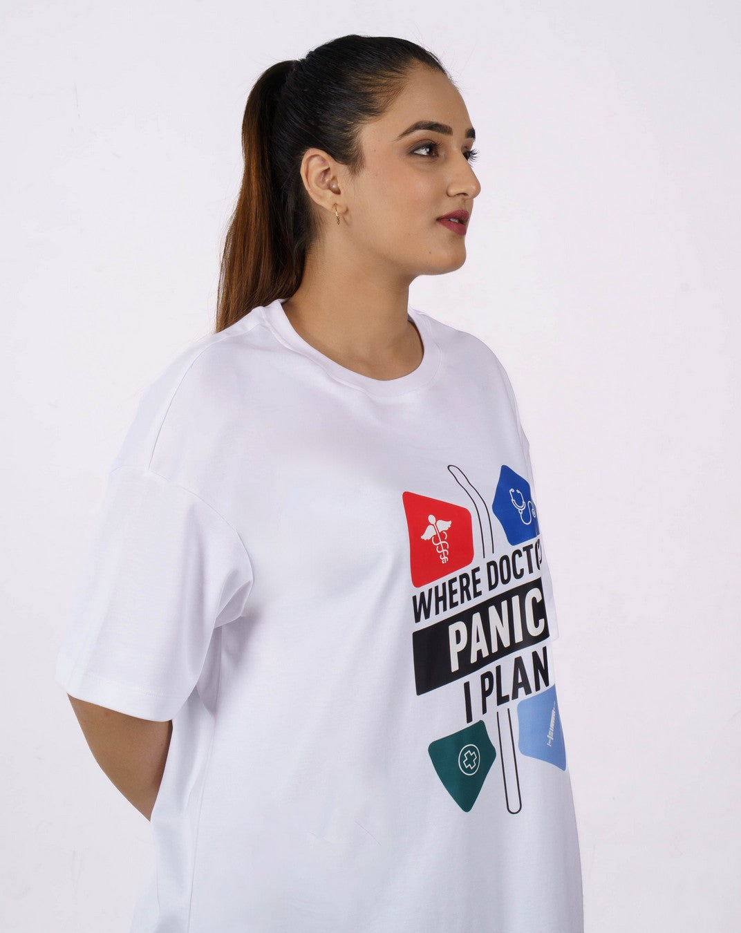 Hospital Administrator Oversized Tshirt For Women 4