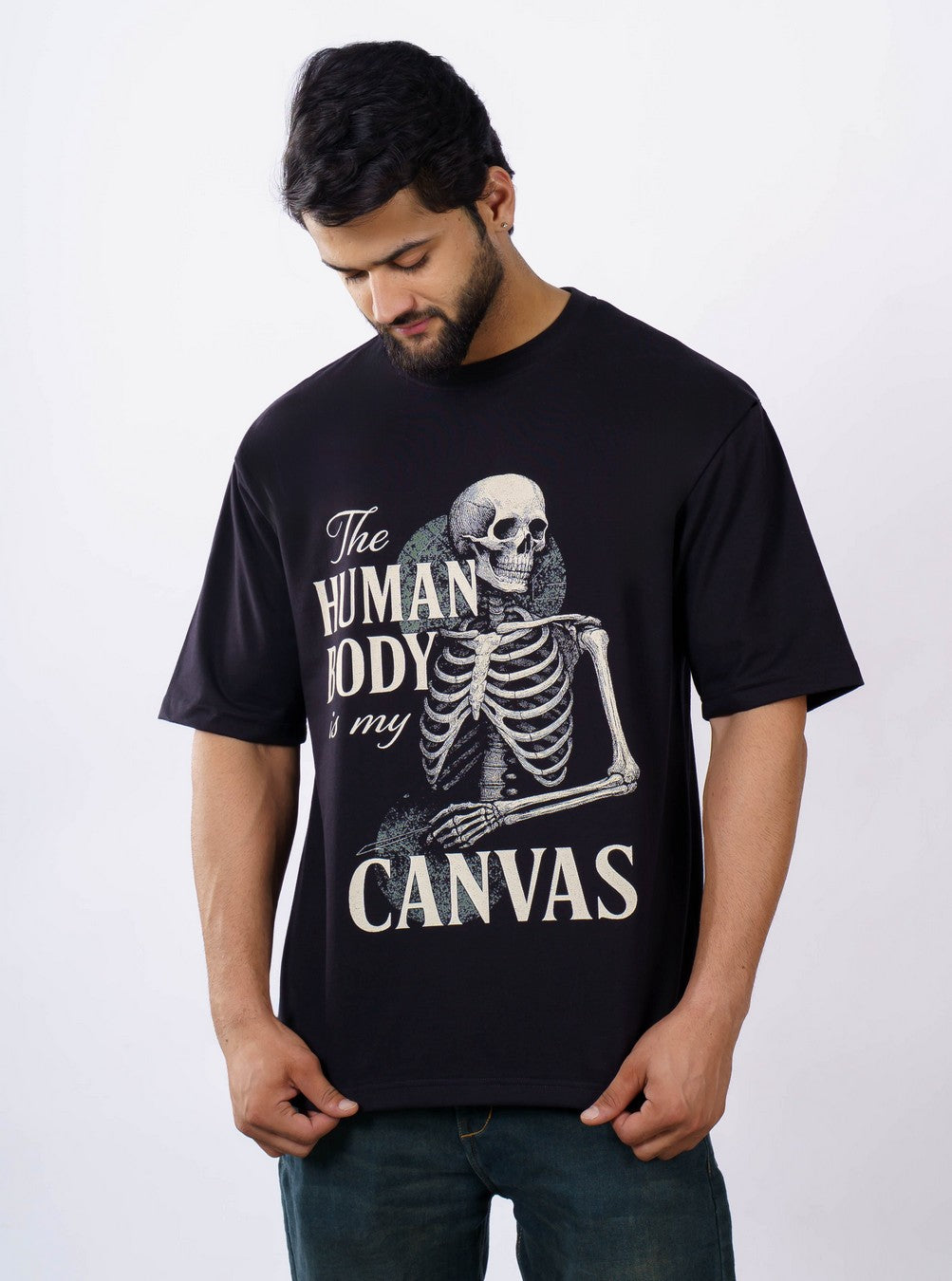 Human Canvas Surgeon Oversized Funky Tshirt For Men 4
