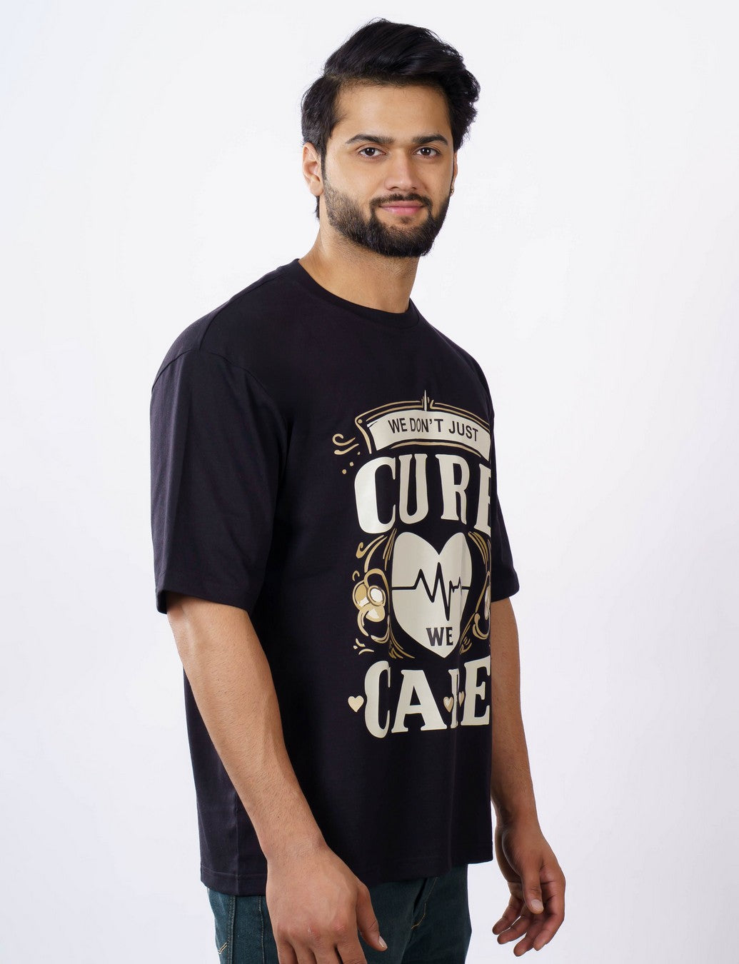 Just Cure Care Doctor Oversized Printed Tshirt For Men 3