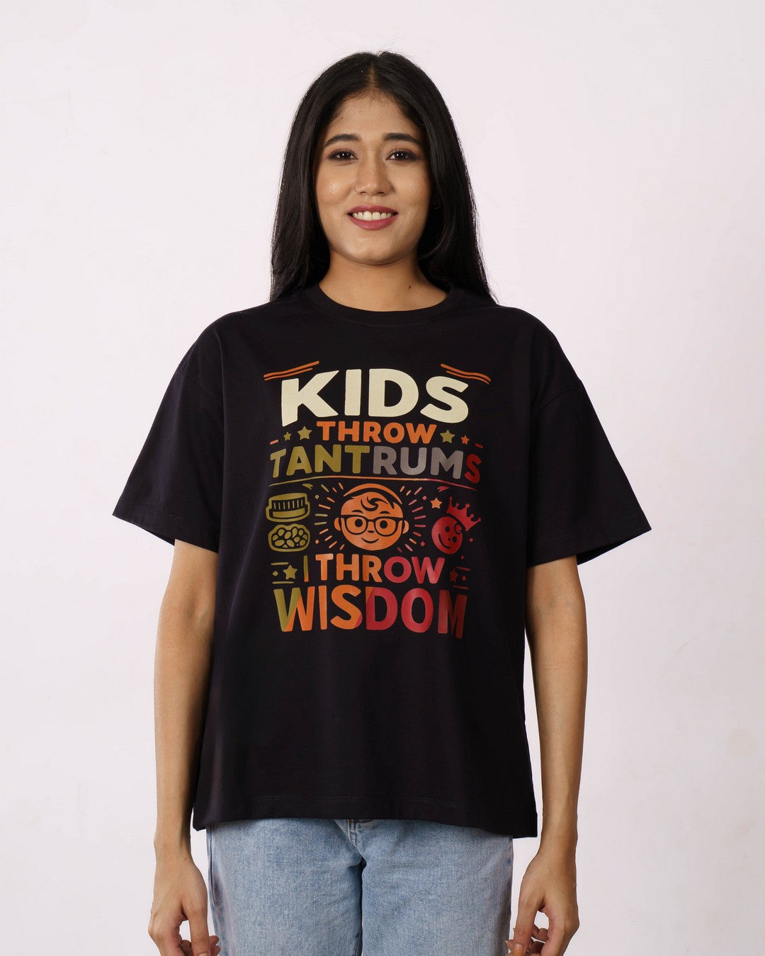 Kids Tantrums Paediatrician Oversized Tshirt For Women 3