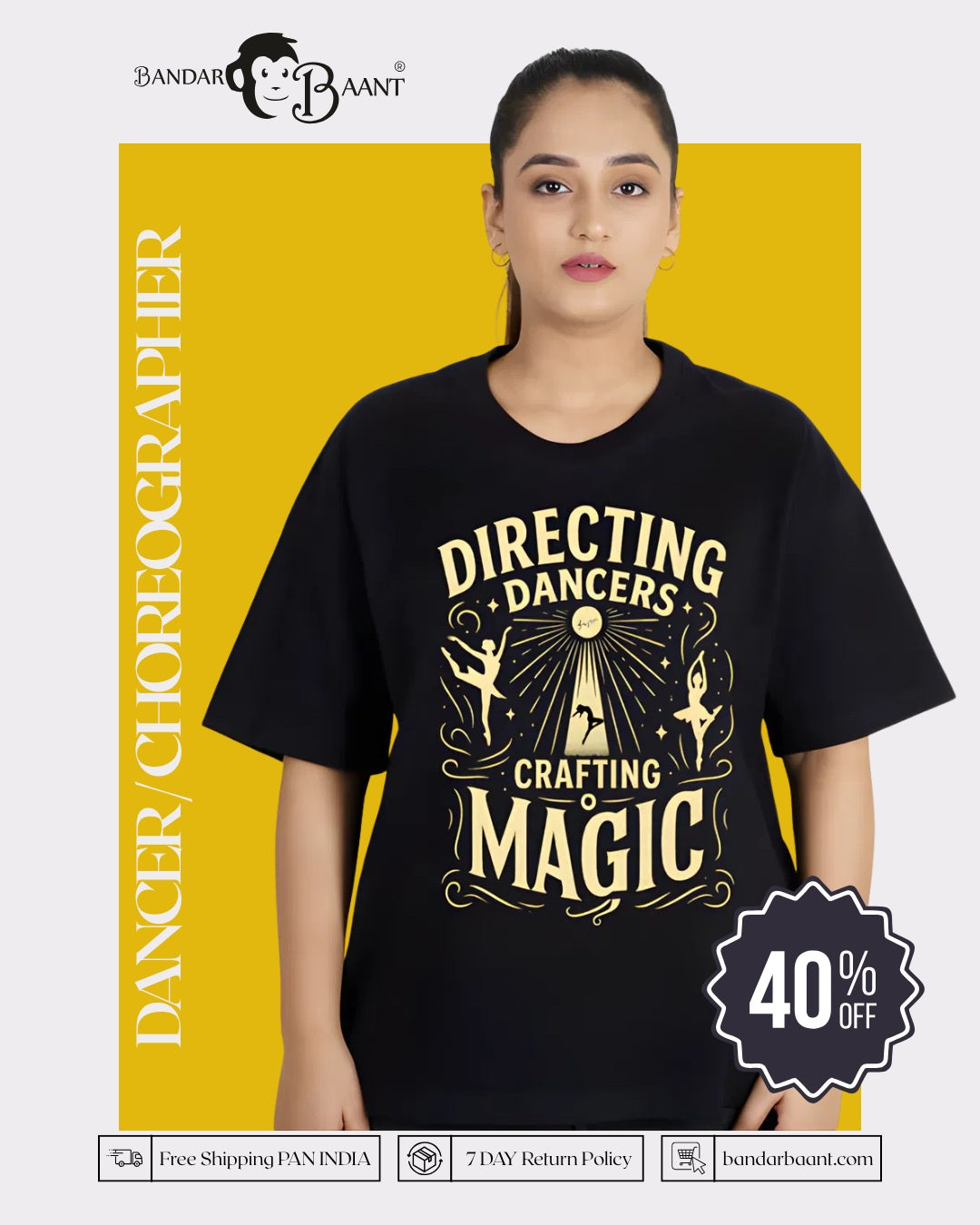 Magic Dancer Choreographer Oversized T-shirt For Women 1