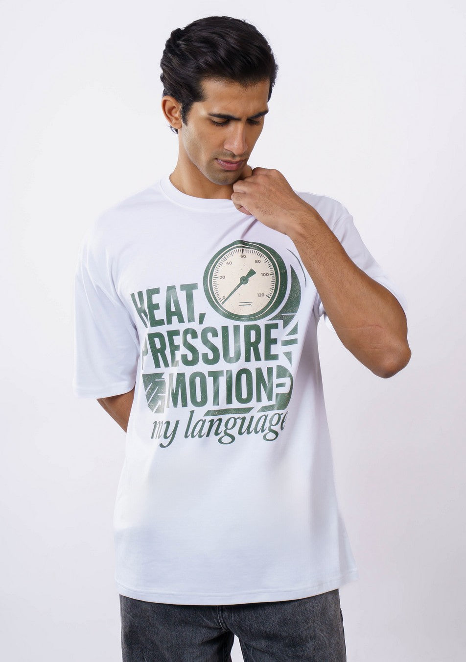 Mechanical Engineer Oversized Tshirt For Men 2 By Bandar Baant Collections