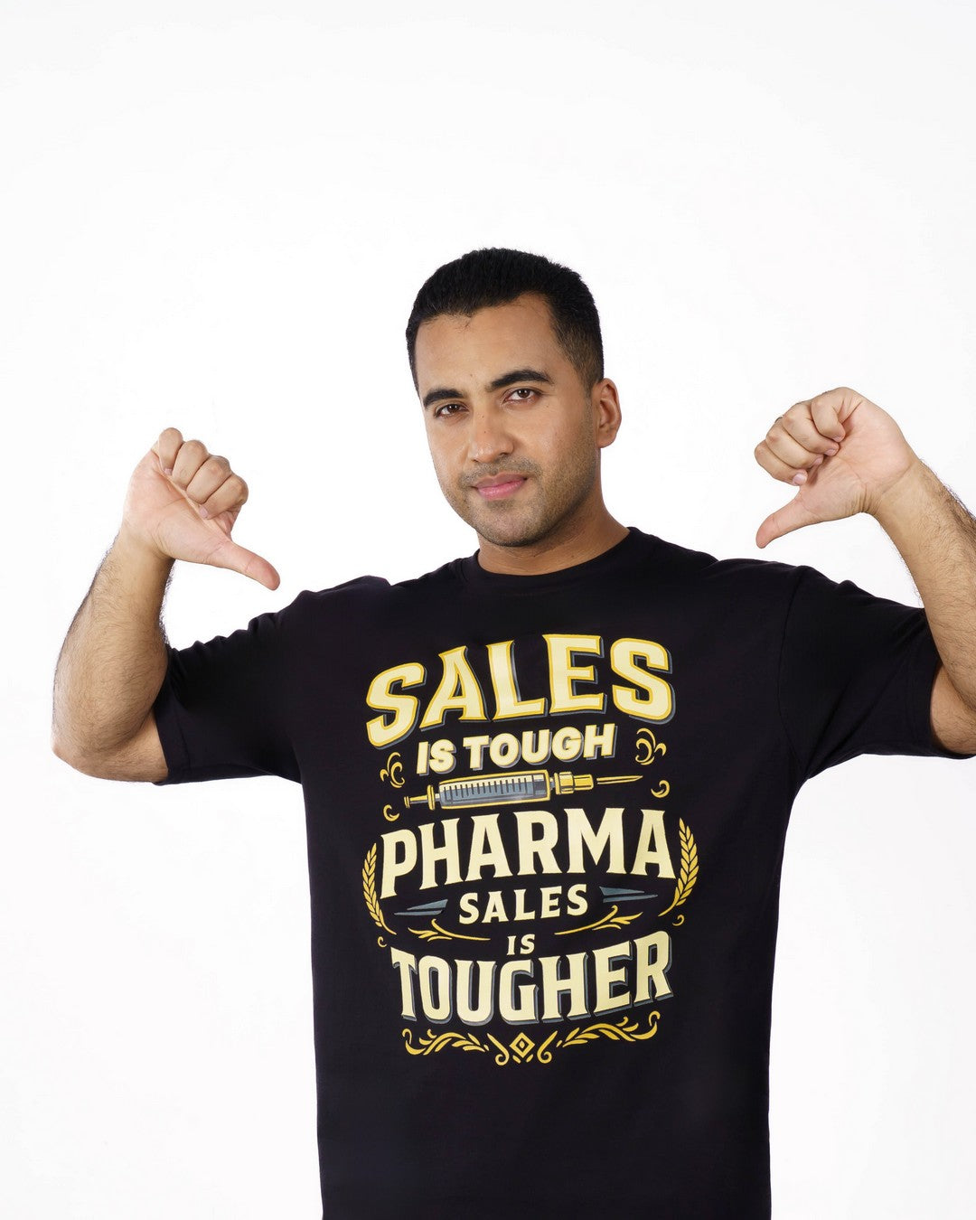 Medical Representative Sales Oversized Tshirt For Men 4