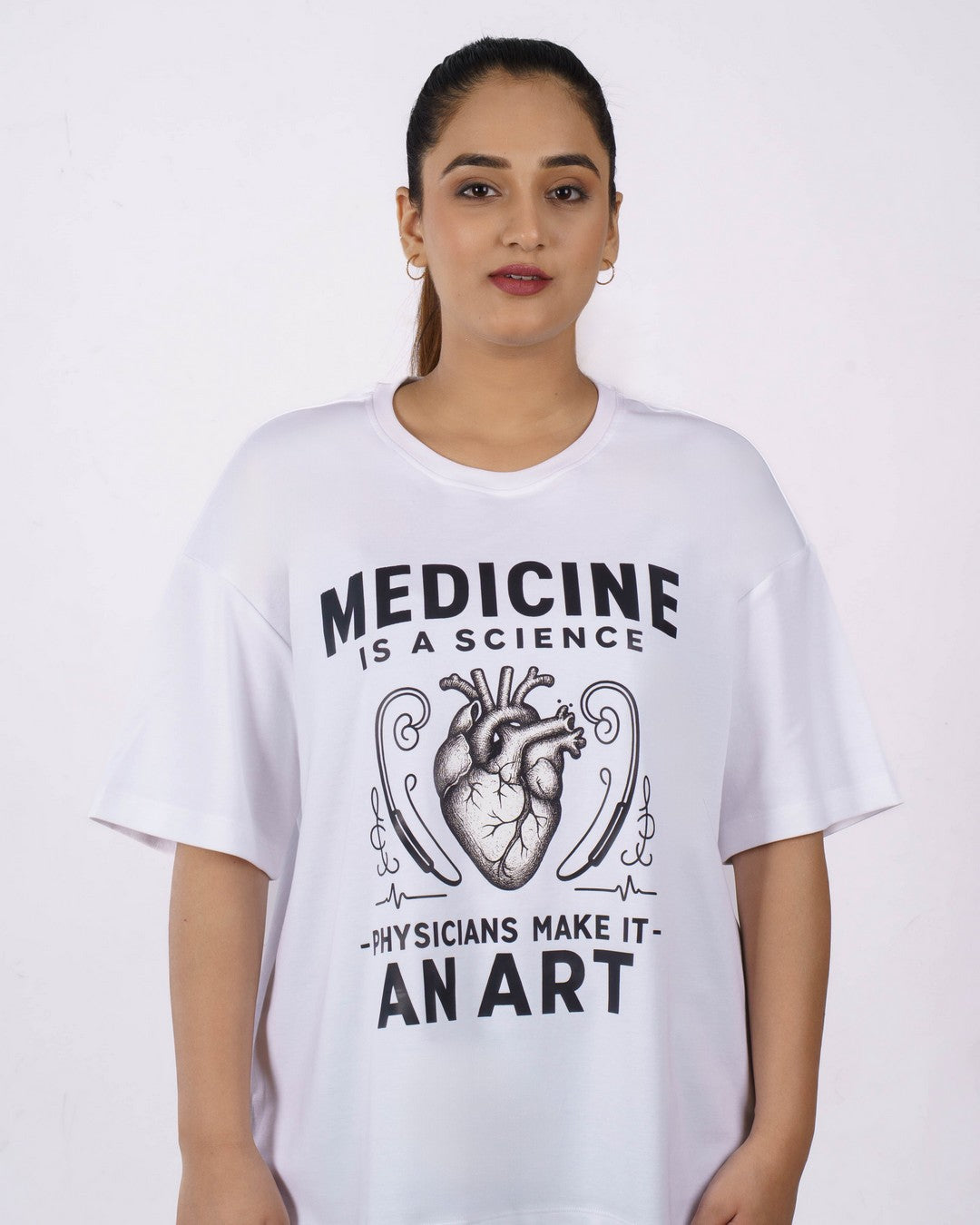 Medicine Science Physician Oversized Tshirt For Women 3
