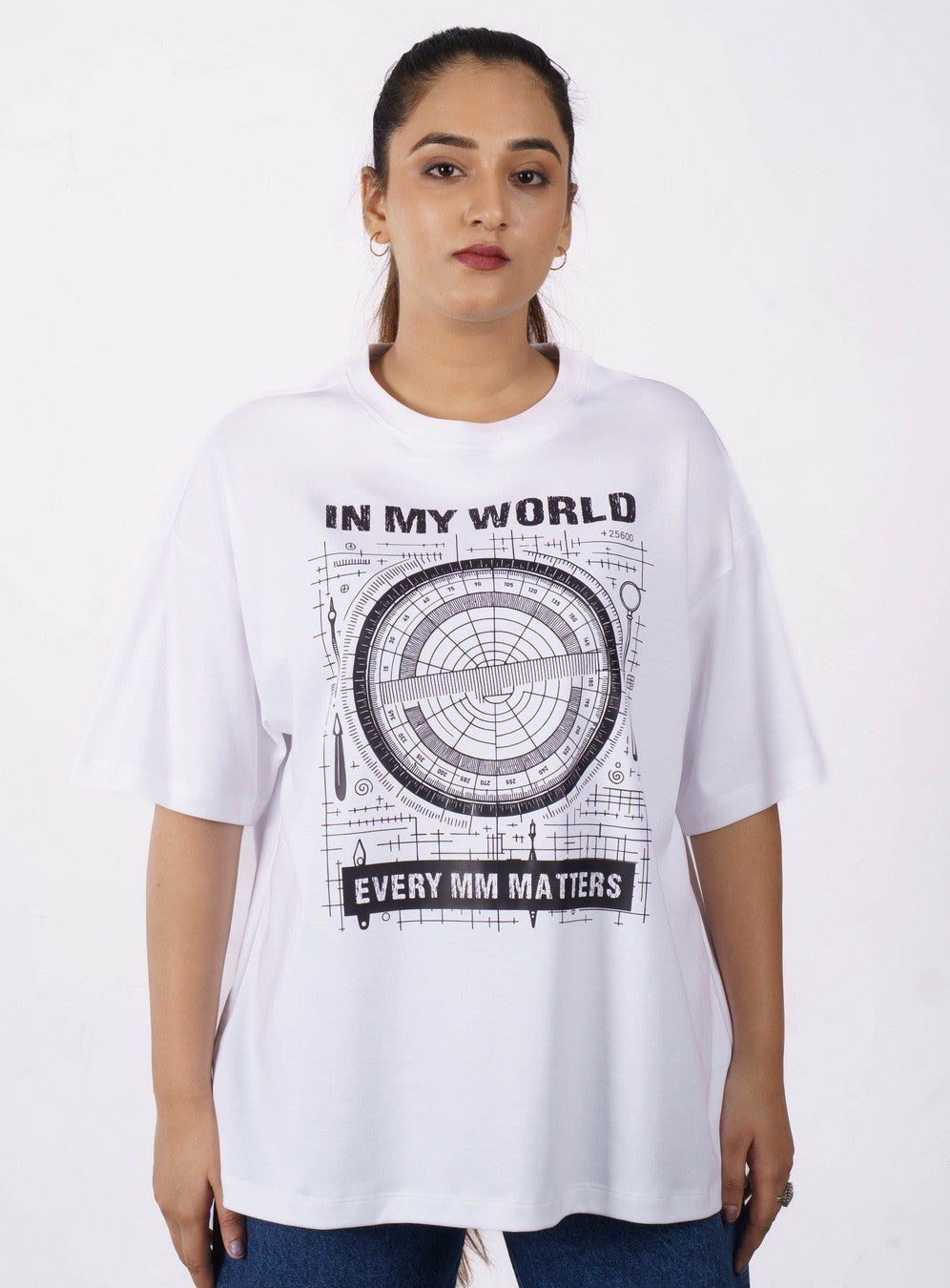 My World Matters Architect Oversized Tshirt For Women 3