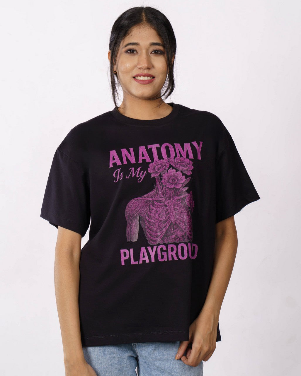 Playground Surgeon Oversized Printed T-shirt For Women 1