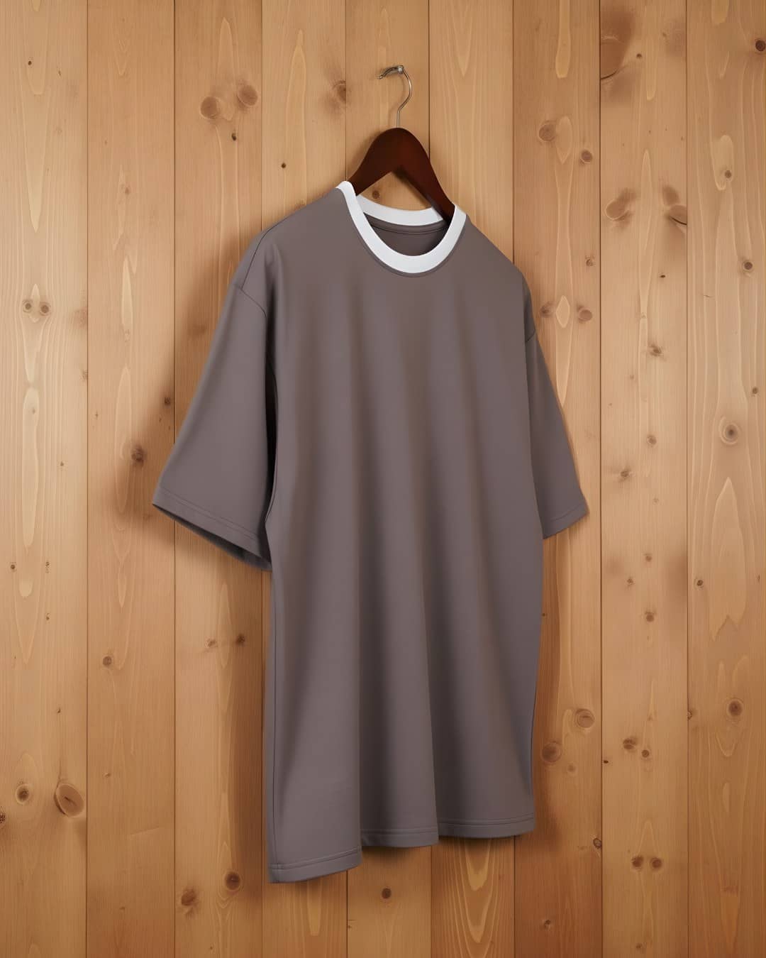 Premium Dark Onion Oversized Plain Tshirt For Women 2