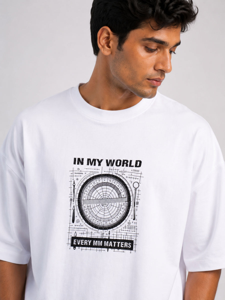 Bandar Baant Collections oversized fit Printed T Shirt For Men in black with success graphic and ribbed crew neck