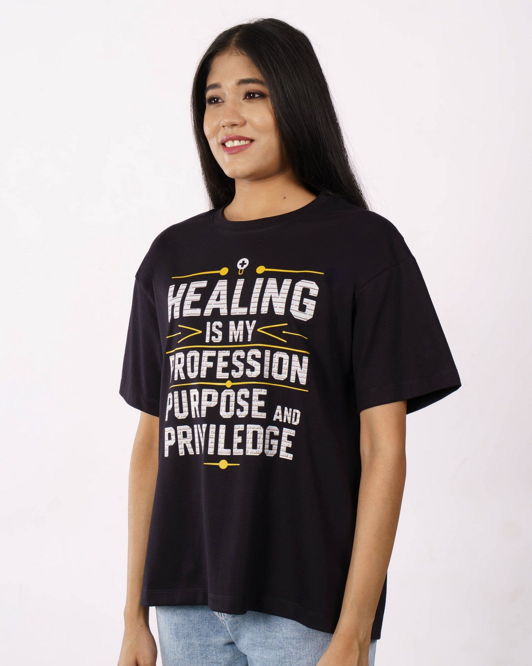 Profession Priviledge Doctor Oversized Tshirt For Women 5