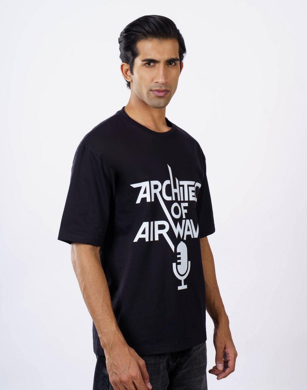Radio Jockey Oversized Tshirt For Men by bandarbaant 3