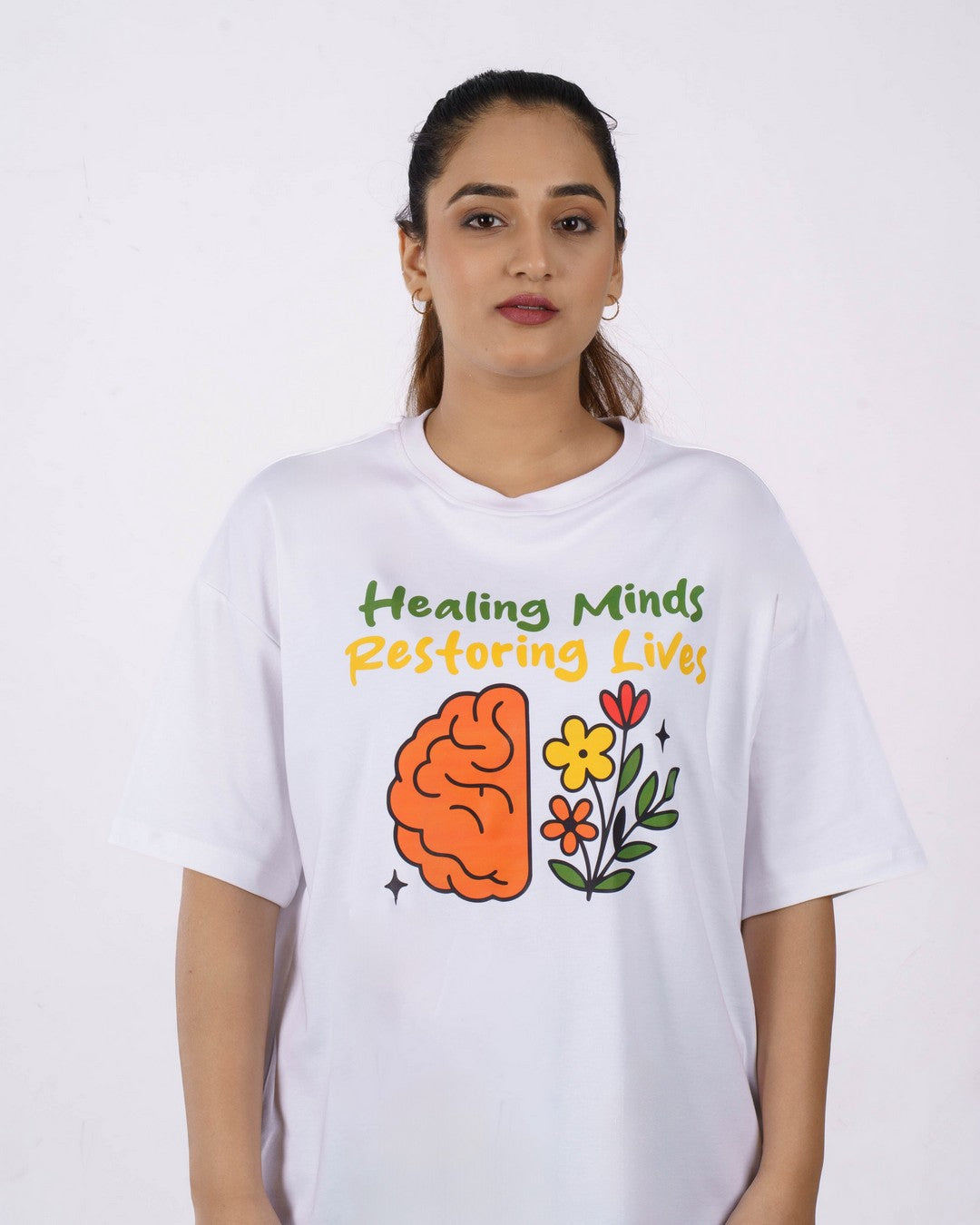 Restoring Lives Psychiatrist Oversized Trendy T-shirt For Women 1