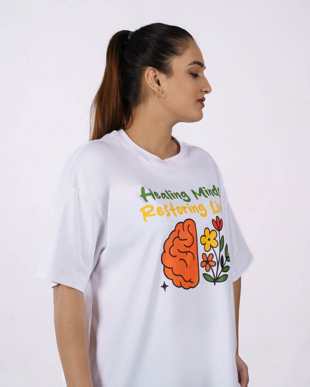 Restoring Lives Psychiatrist Oversized Trendy T-shirt For Women 2