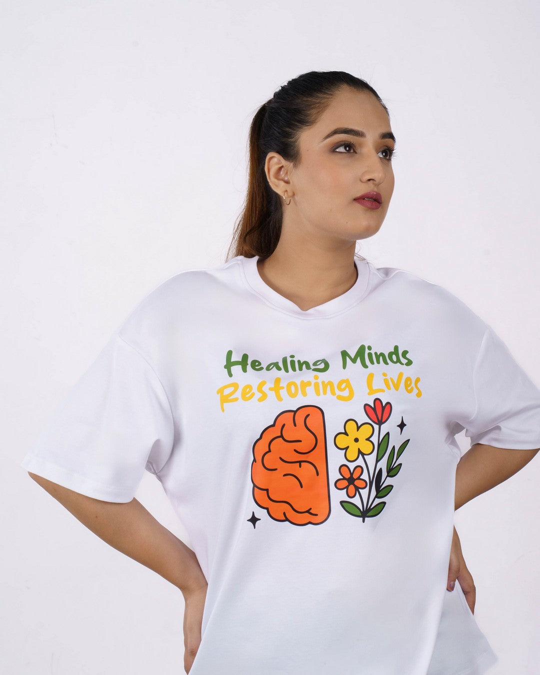 Restoring Lives Psychiatrist Oversized Trendy T-shirt For Women 5