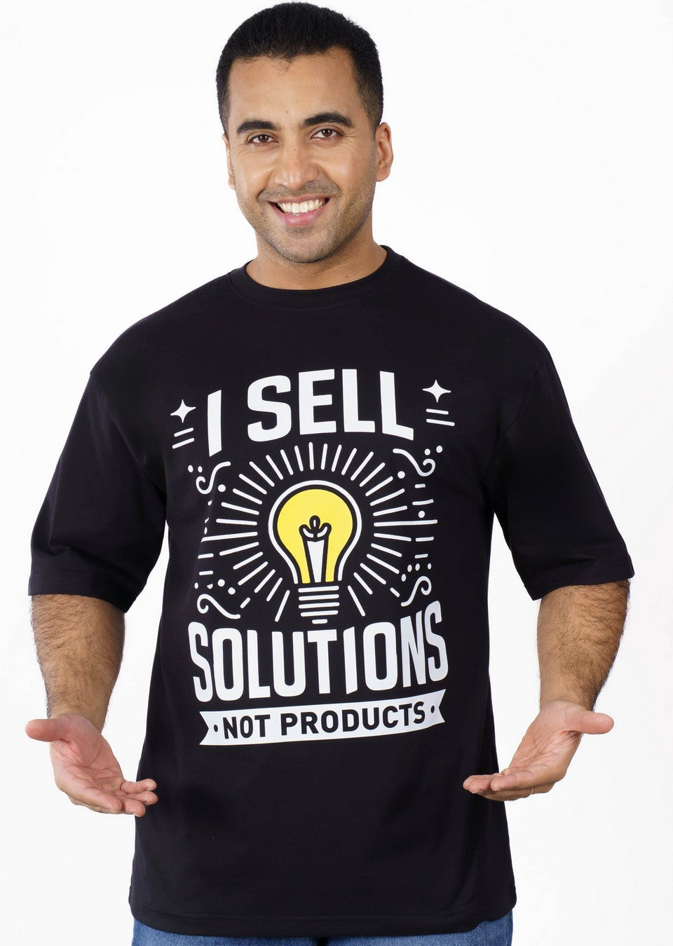 Sales Executive Oversized Fit Tshirt For Men 4 By Bandar Baant