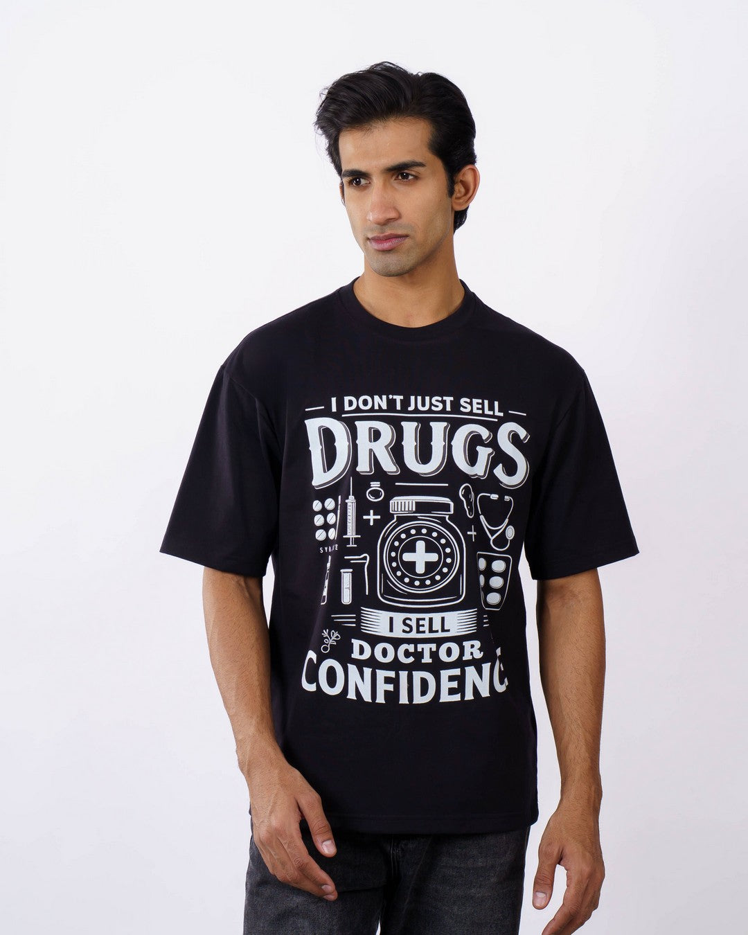 Sell Drugs Medical Representative Oversized Tshirt For Men 4