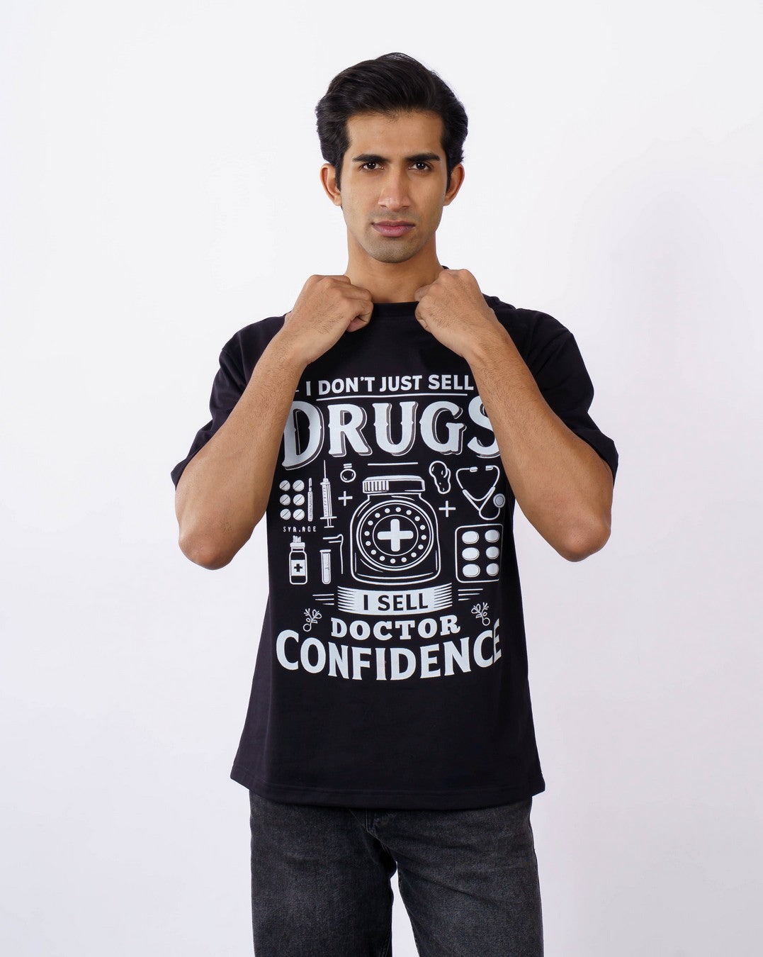 Sell Drugs Medical Representative Oversized Tshirt For Men 5