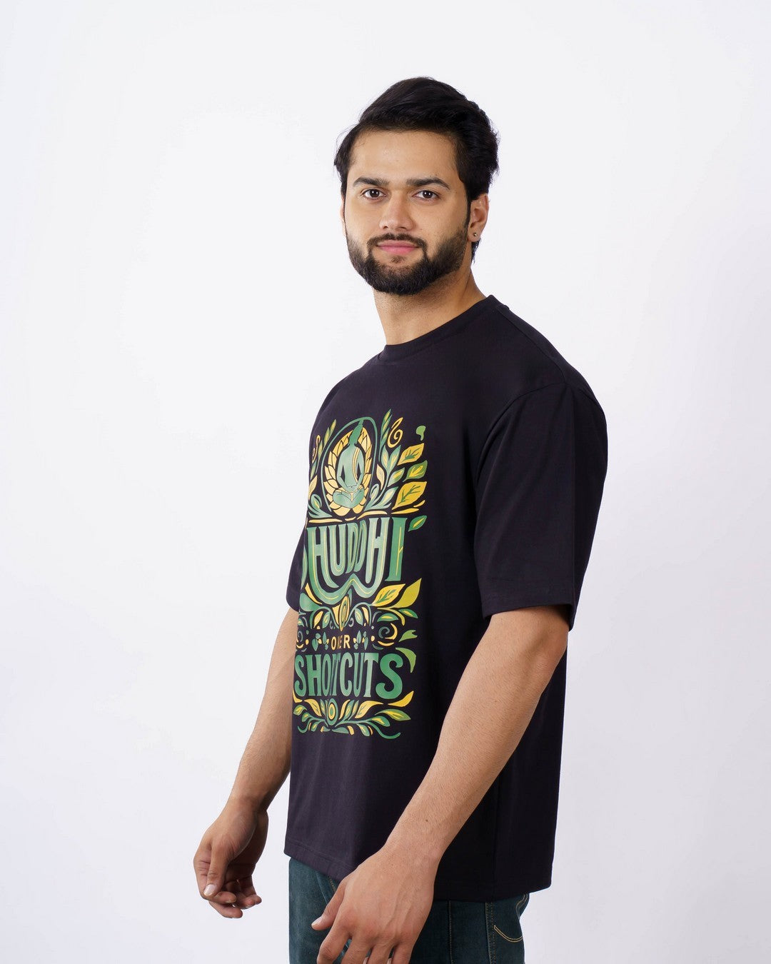 Shuddhi Ayurvedic Doctor Oversized Printed Tshirt For Men 5