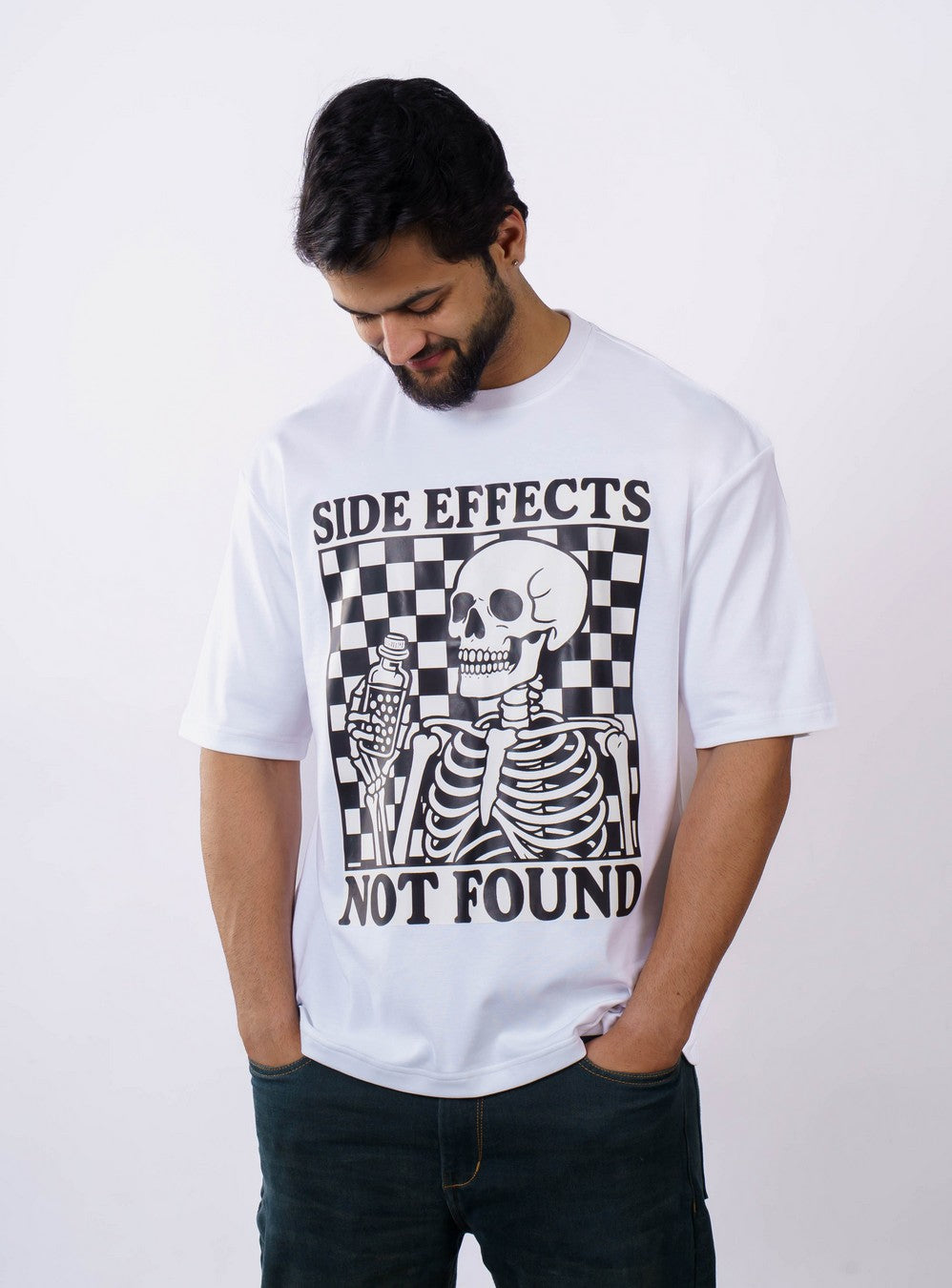 Side Effects Homeopathy Doctor Oversized Printed Tshirt For Men 4