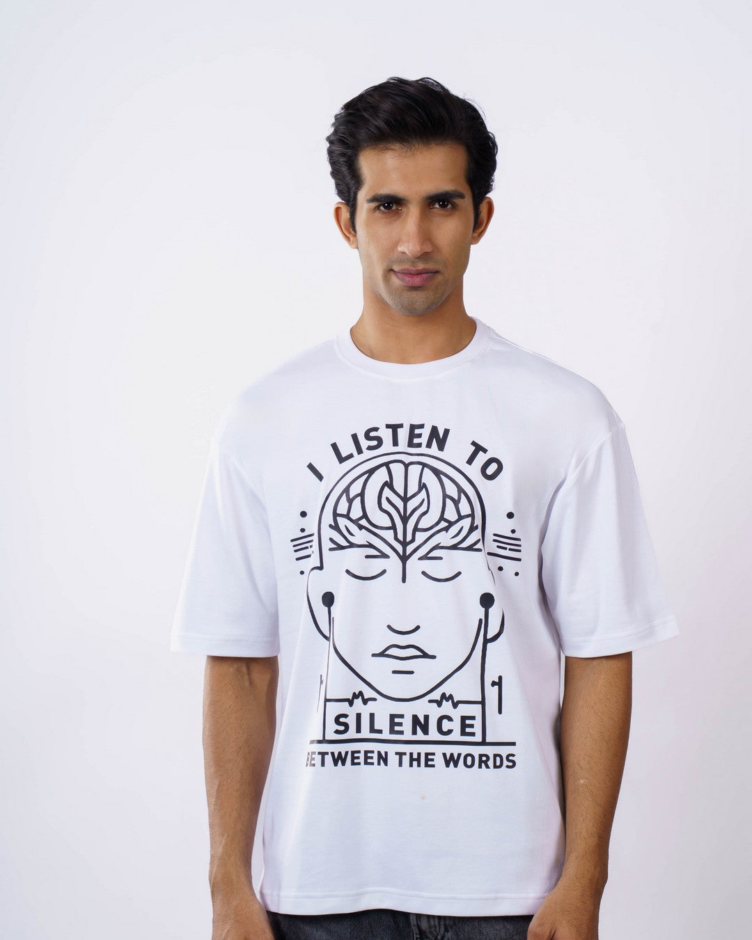 Silence Between Psychiatrist Oversized Tshirt For Men 3