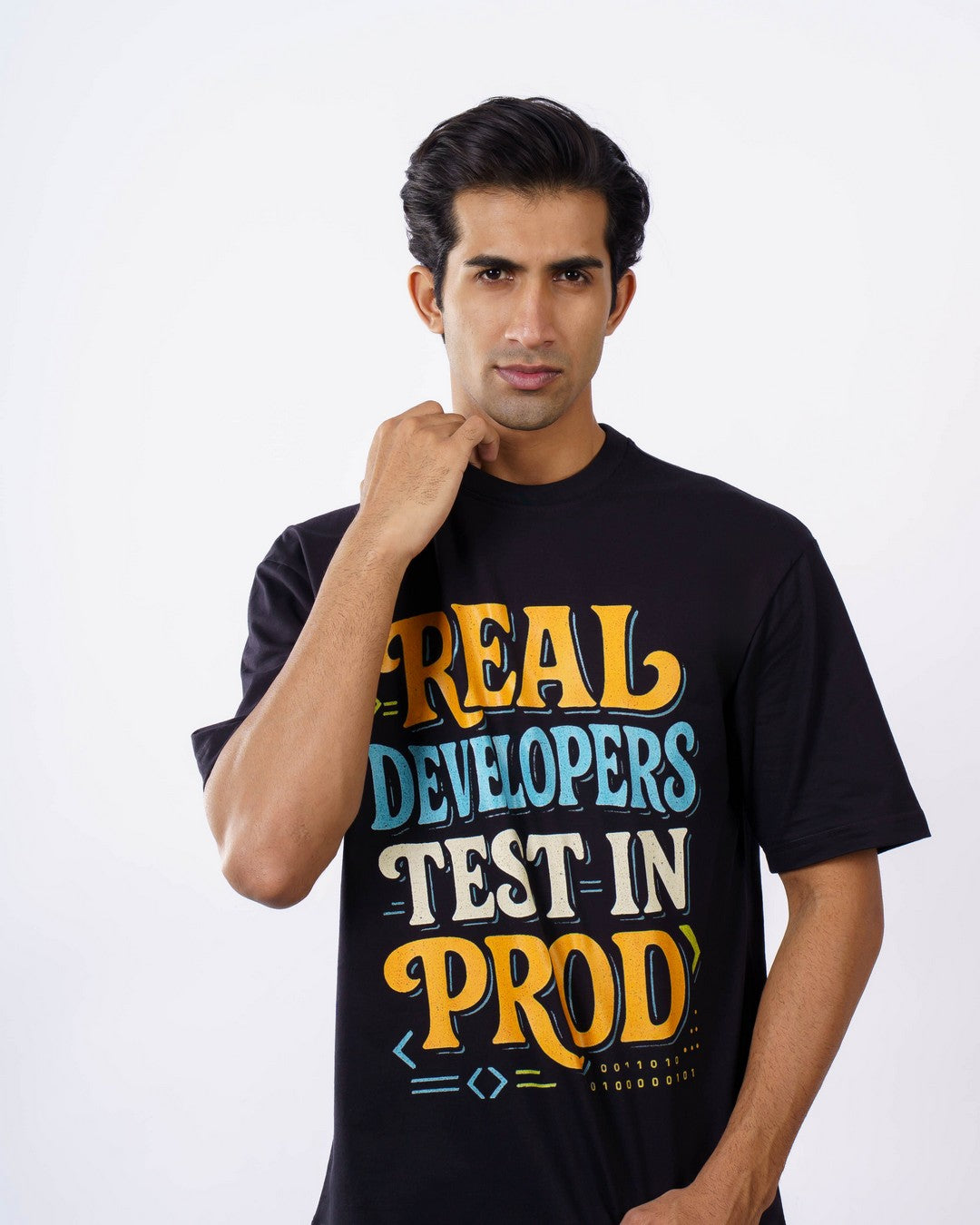 Software Engineer Real Developers Oversized Quote Tshirt For Men 2