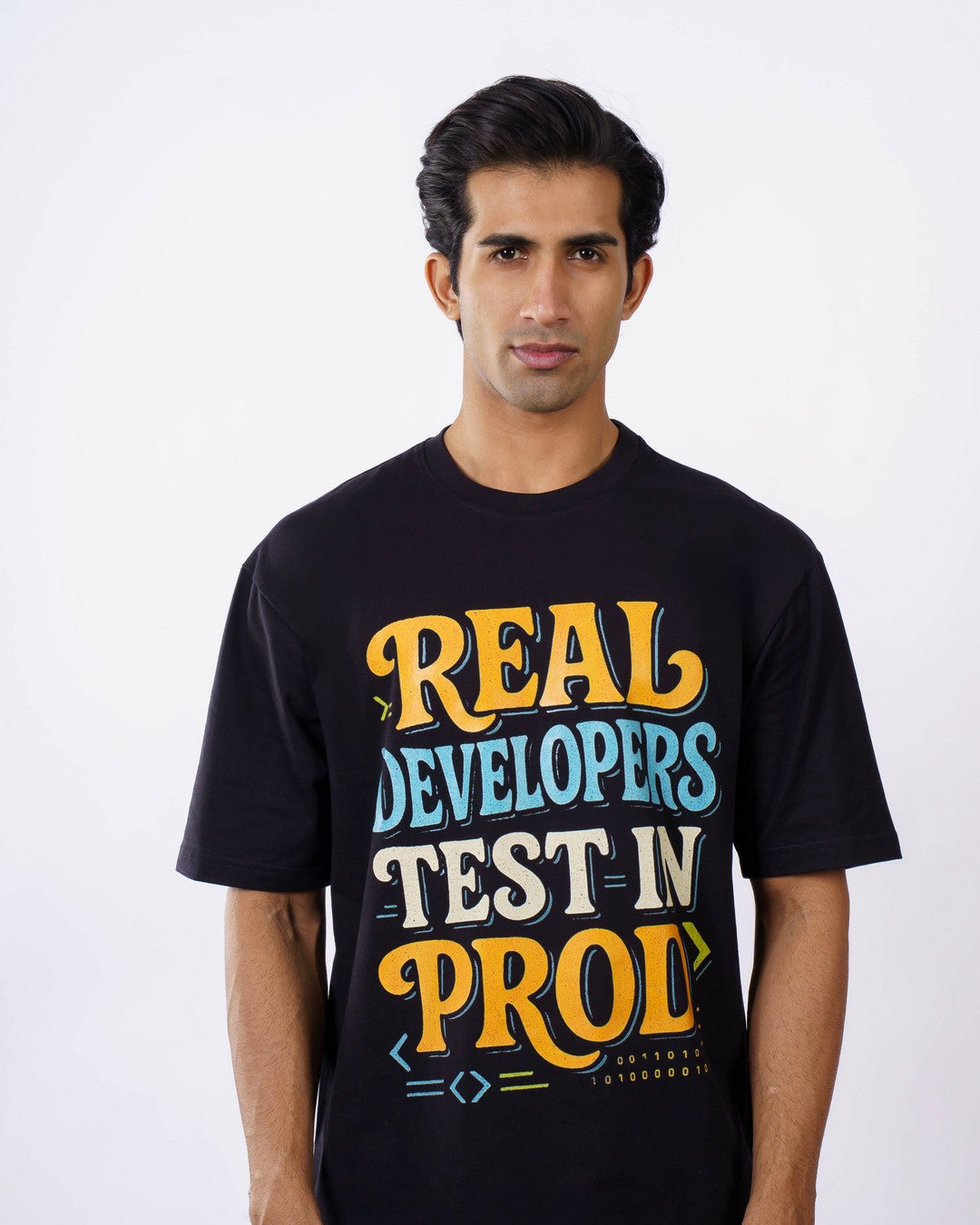 Software Engineer Real Developers Oversized Quote Tshirt For Men 4
