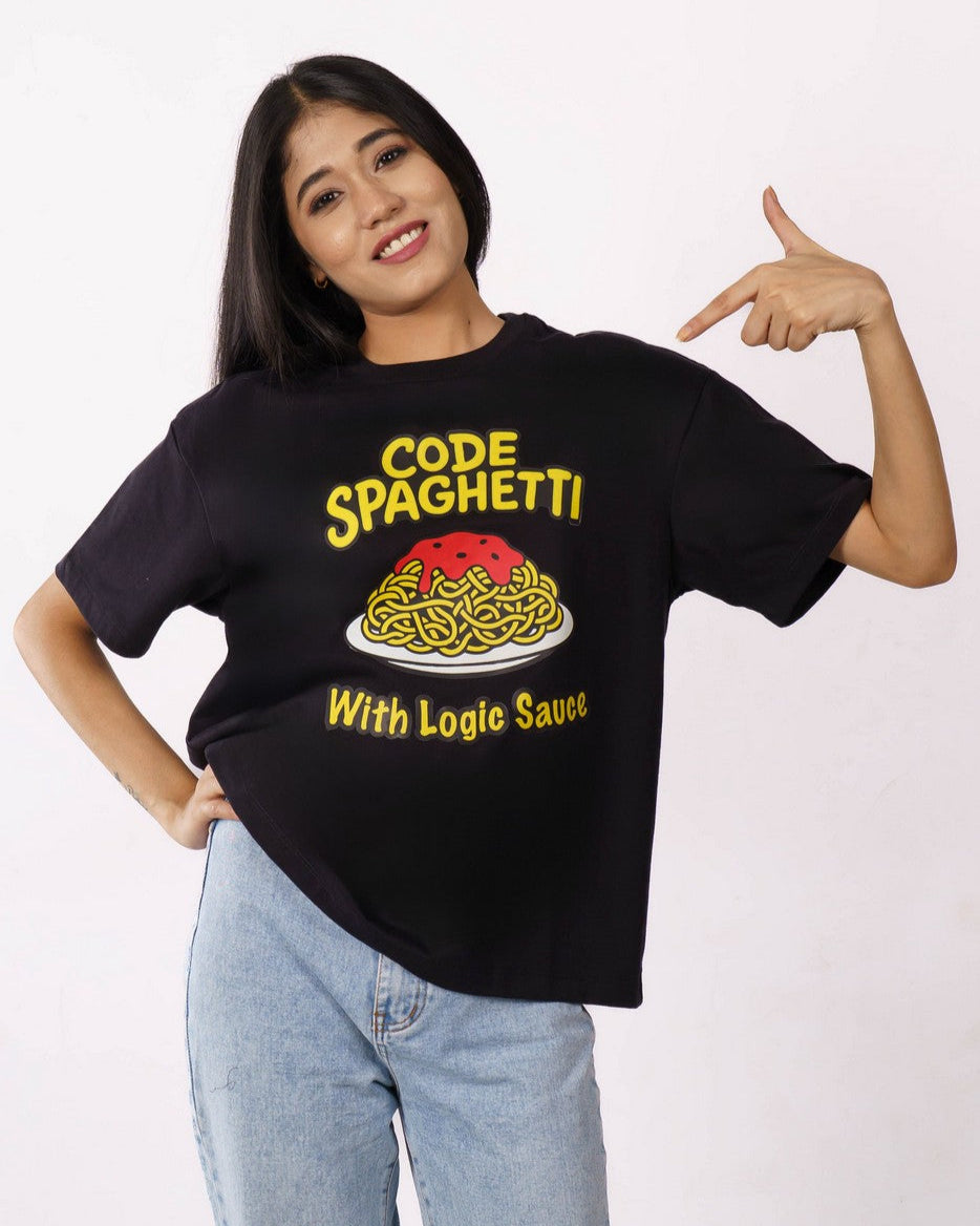 Software Engineer Spaghetti Oversized Printed Tshirt For Men 1