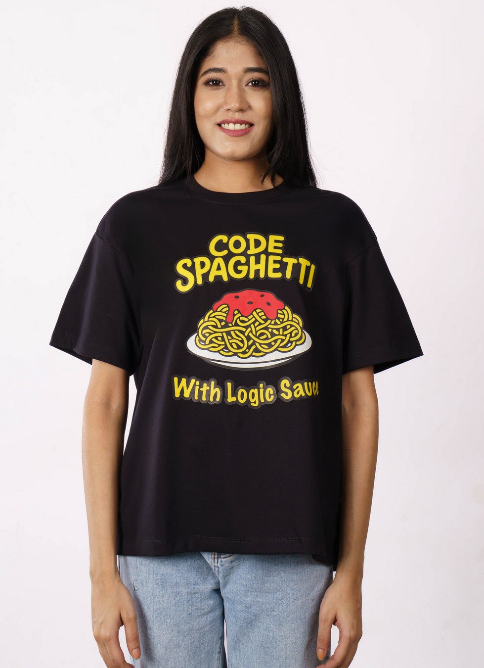 Software Engineer Spaghetti Oversized Printed Tshirt For Men 3