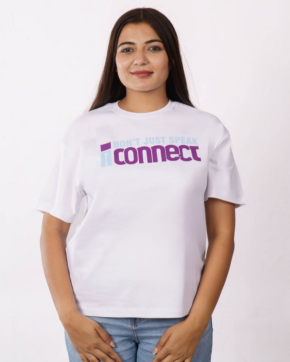 Speak Connect Radio Jockey Oversized Tshirt For Women 2