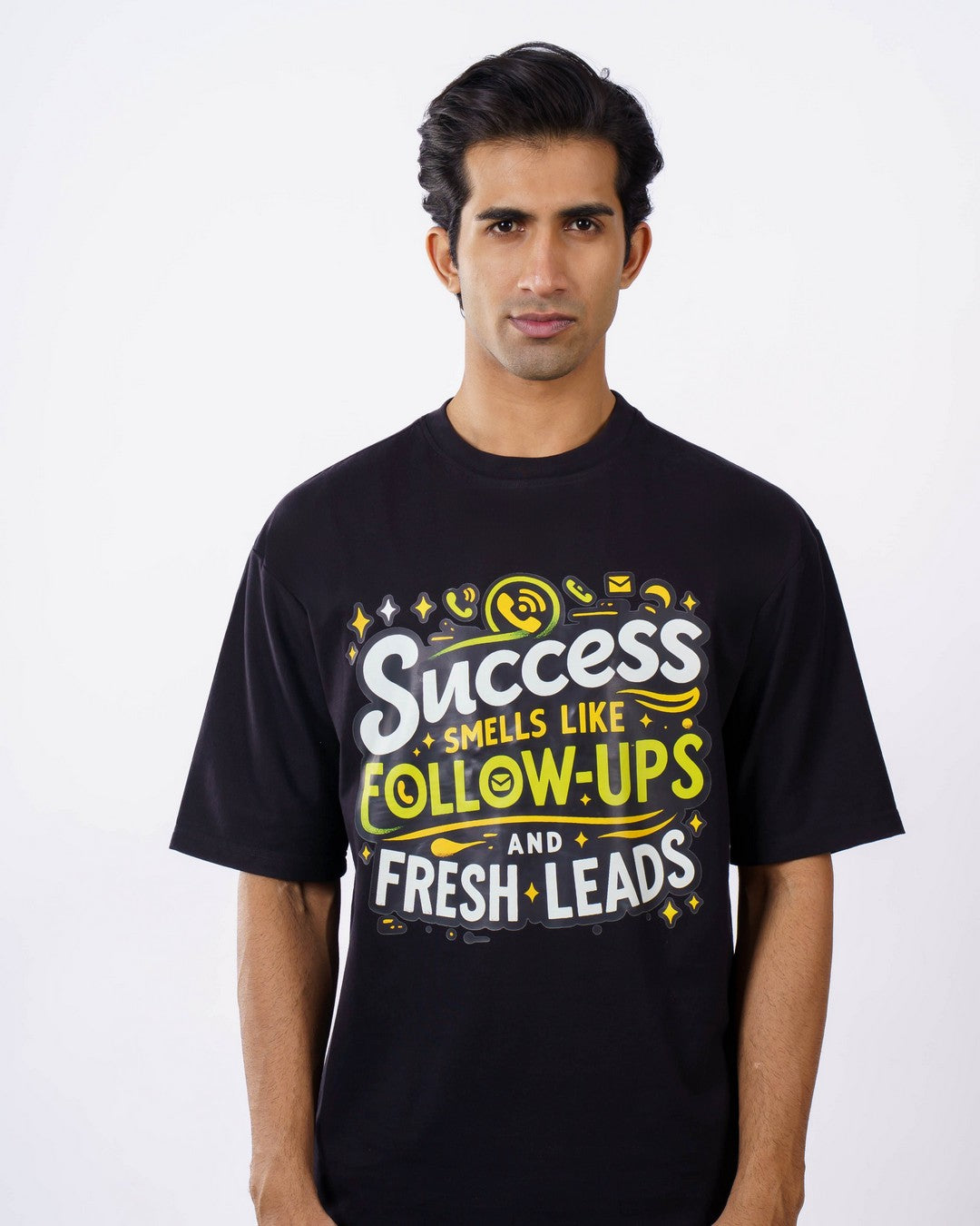 Success Smells Sales Executive Oversized T-shirt For Men 1