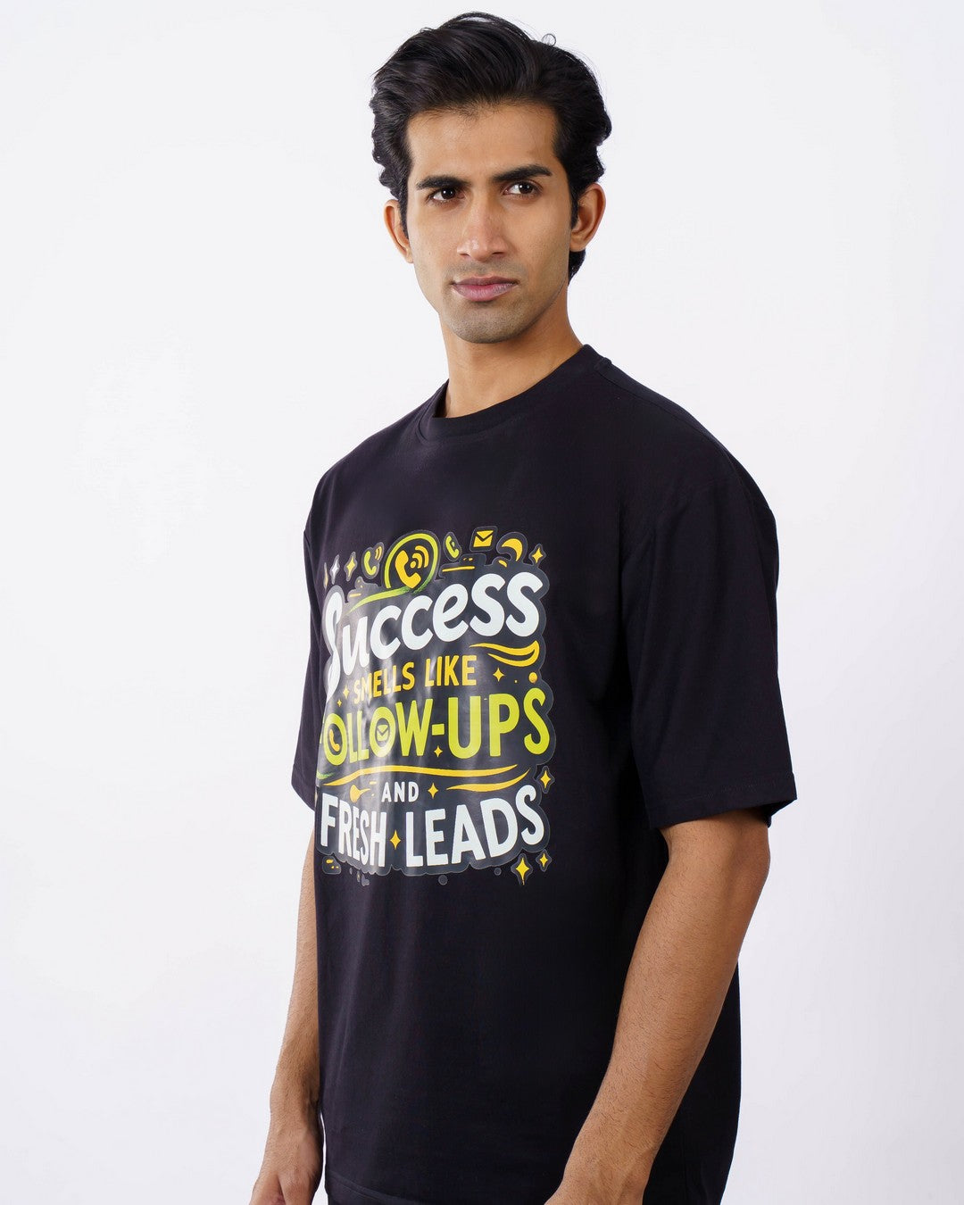 Success Smells Sales Executive Oversized T-shirt For Men 2
