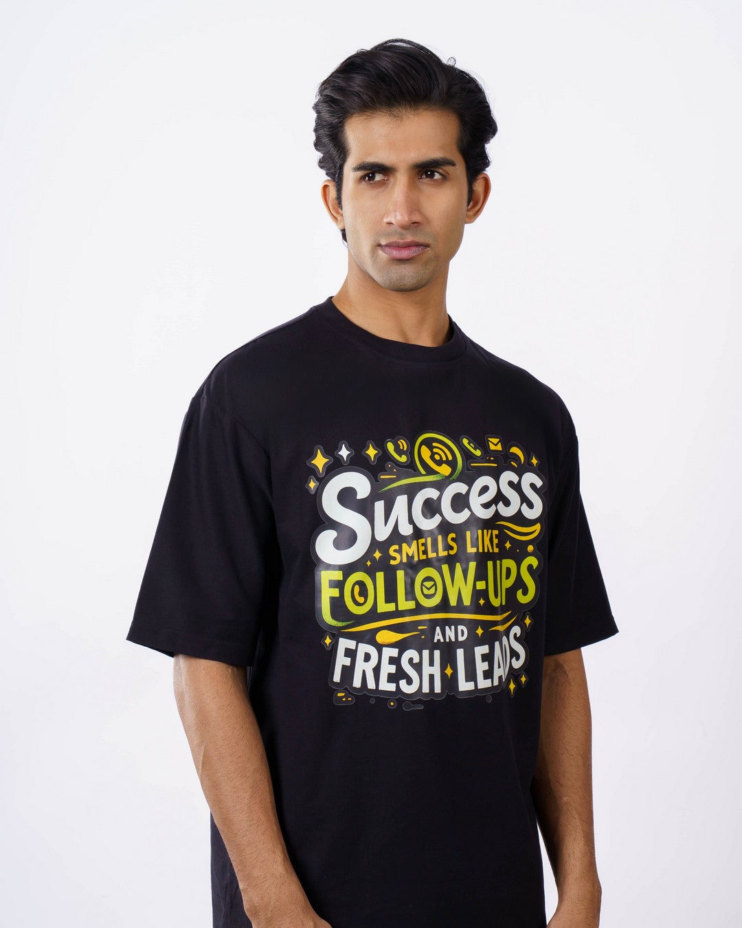 Success Smells Sales Executive Oversized T-shirt For Men 3