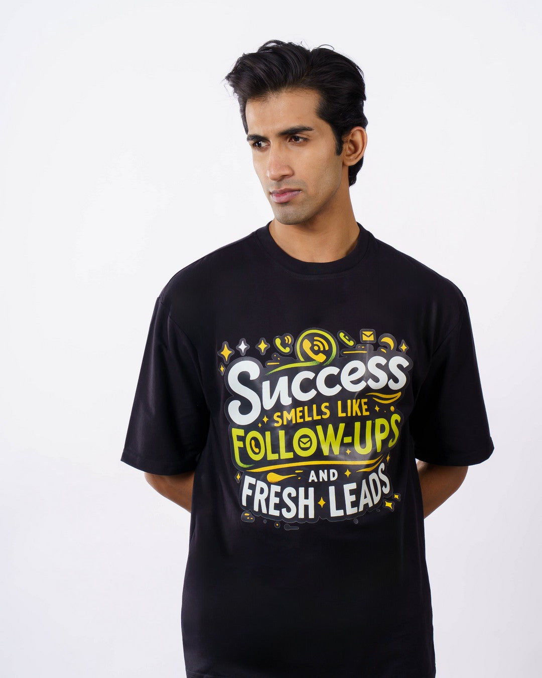 Success Smells Sales Executive Oversized T-shirt For Men 6