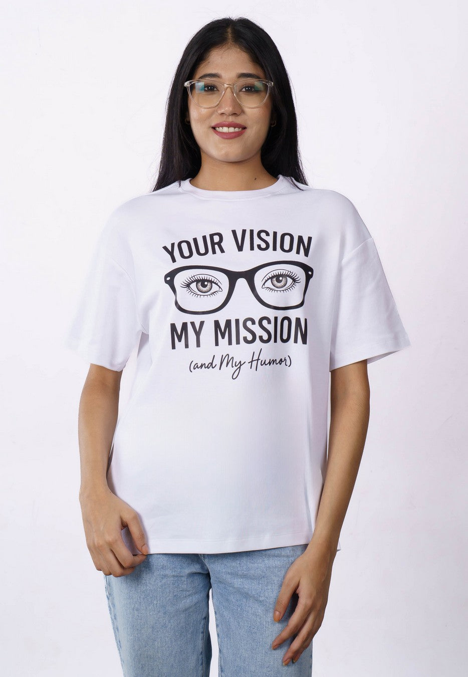 Vision Mission Opthalmologist Oversized Tshirt For Women 3