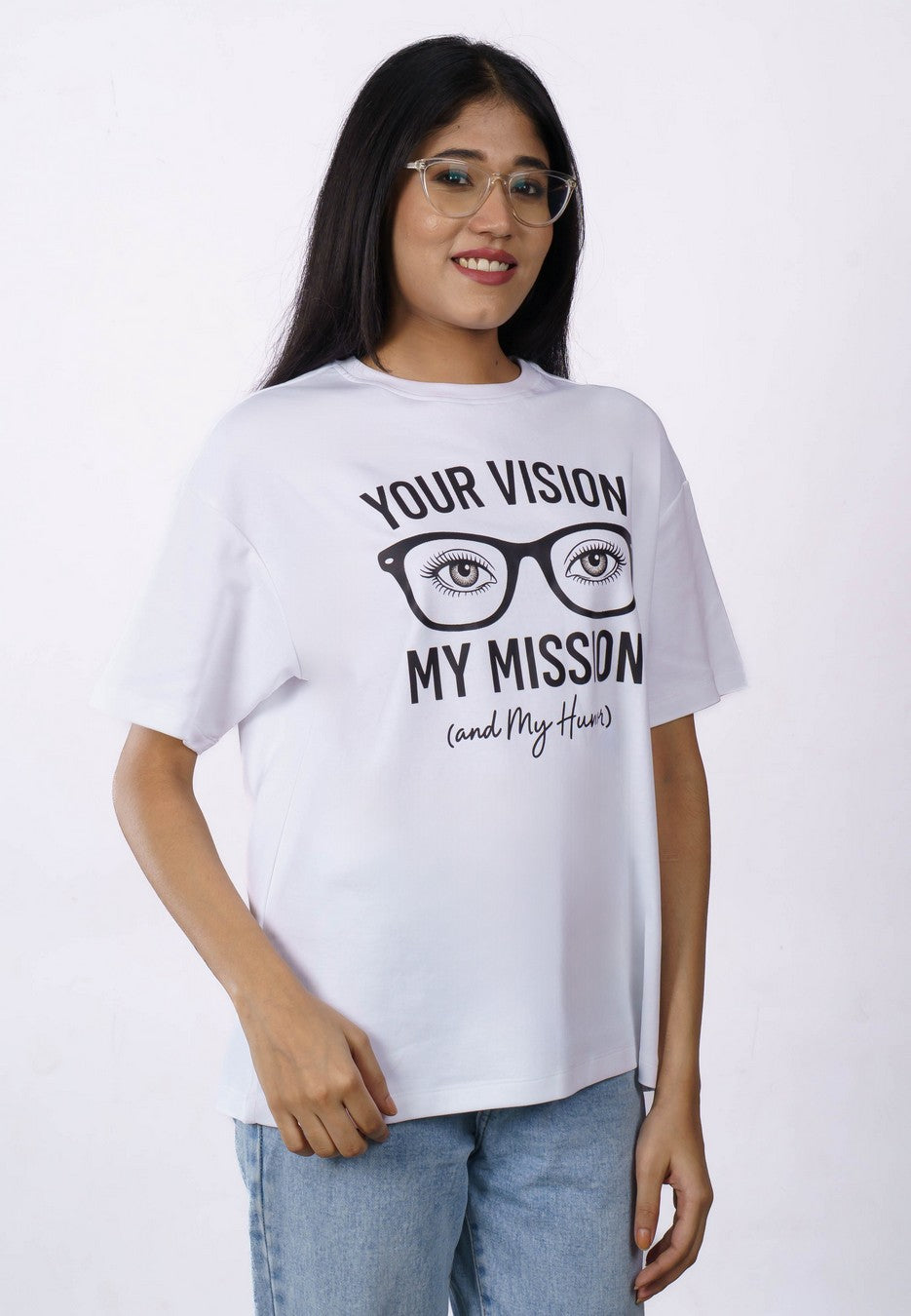 Vision Mission Opthalmologist Oversized Tshirt For Women 4