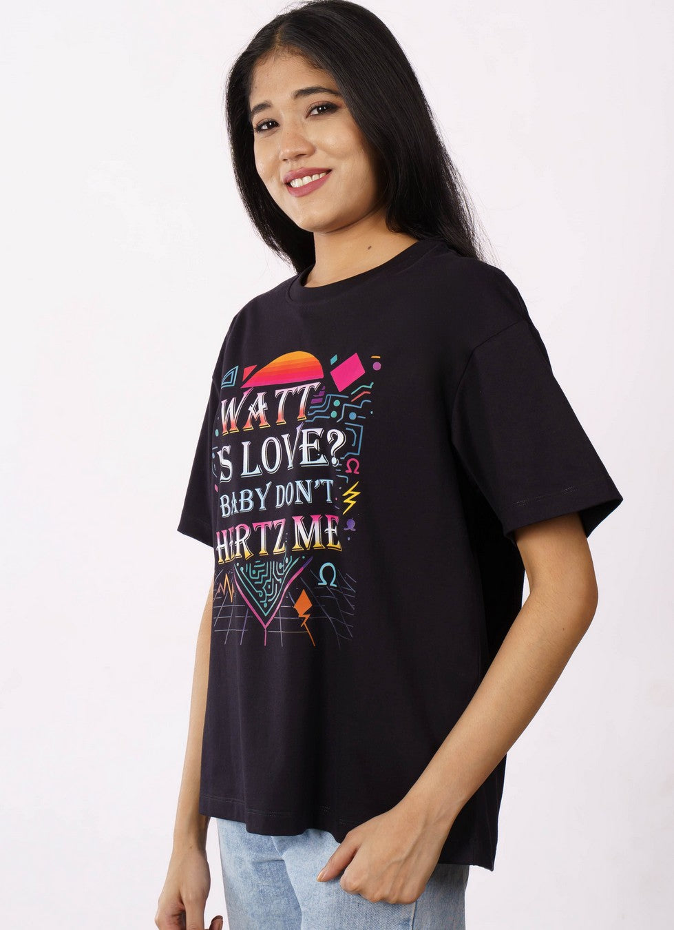 Watt Electrical Engineer Oversized Tshirt For Women 5